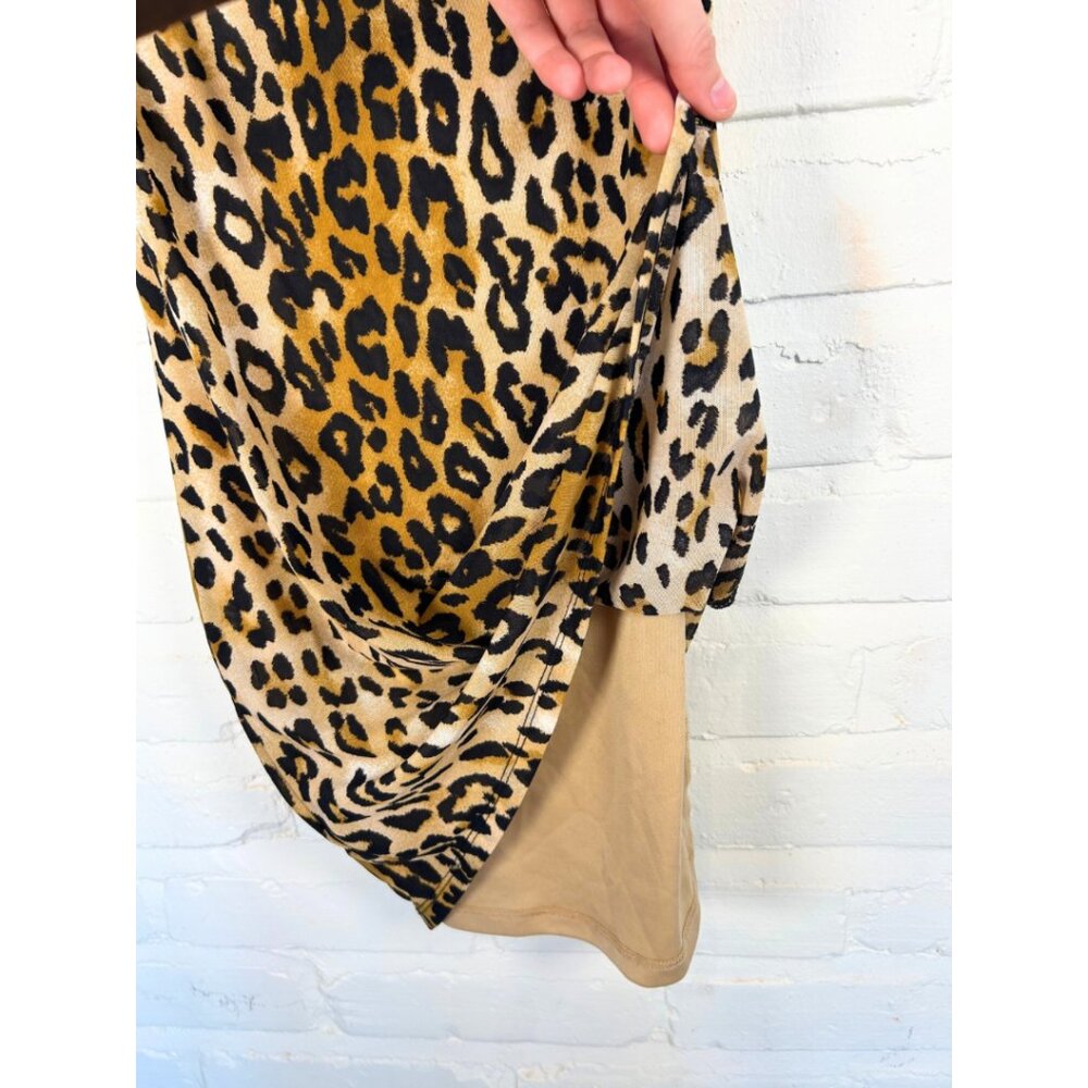 Cheetah Print mini dress LIKE NEW - Picture 8 of 8
